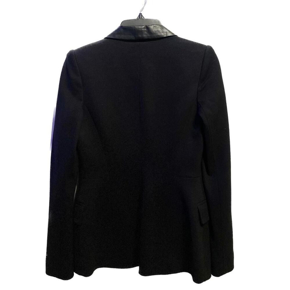 Bailey 44 Faux Leather Black Blazer size small - Picture 5 of 6